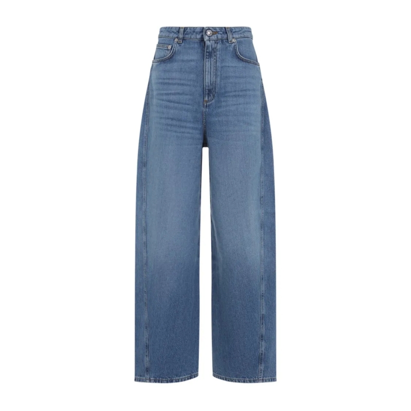 Givenchy Jeans Medium Blue Cotton Trousers Blue