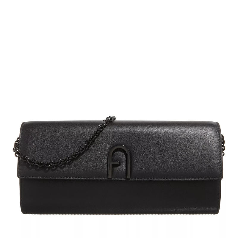 Furla Crossbody Bag Furla Flow Mini Crossbody Clutch Nero