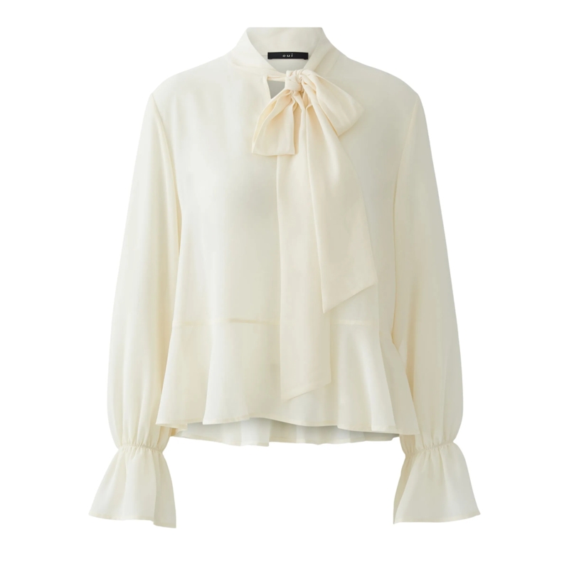Oui Bluse Bluse creme