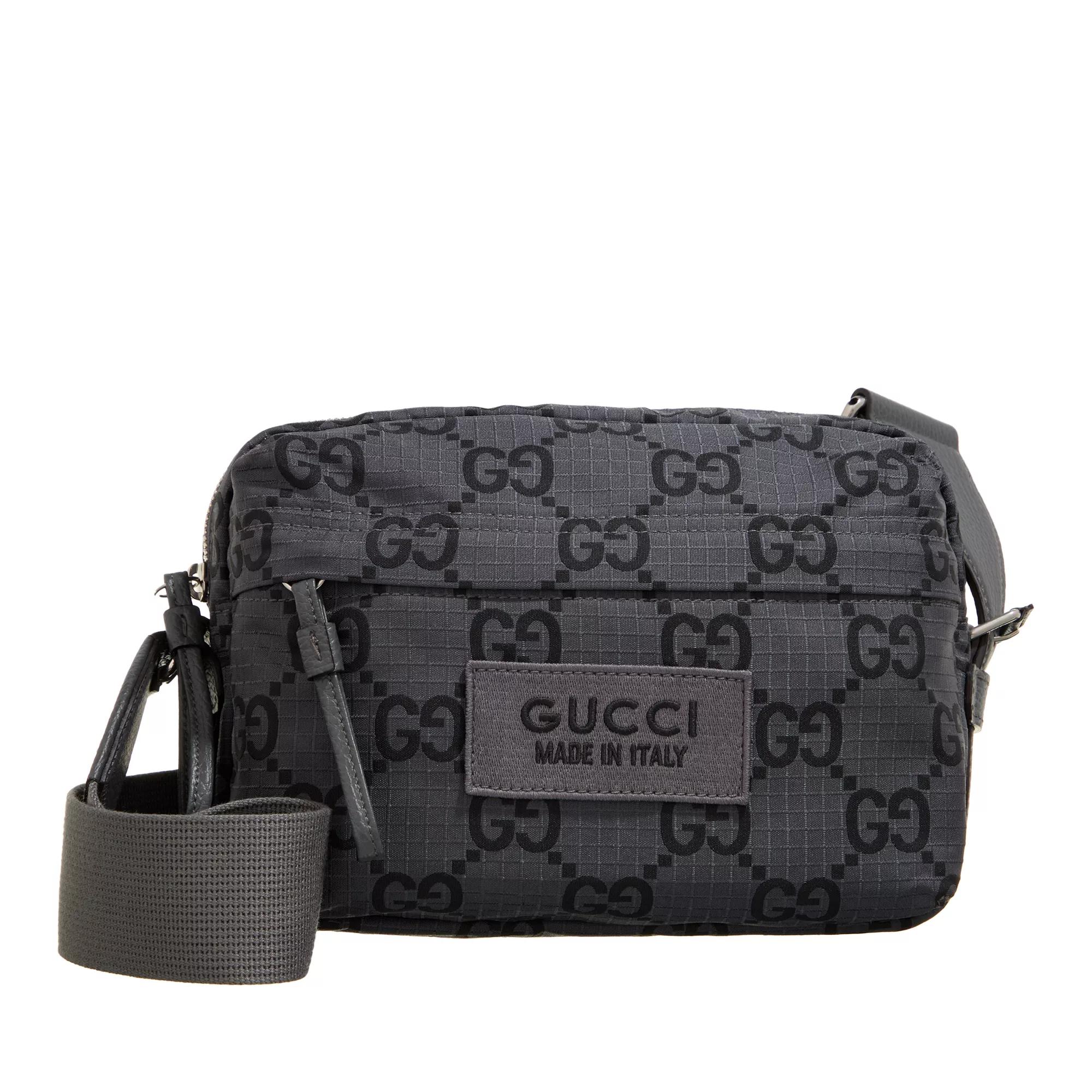 Gucci Crossbody Bags - Medium GG Ripstop Crossbody Bag - Gr. unisize - in Grau - für Damen