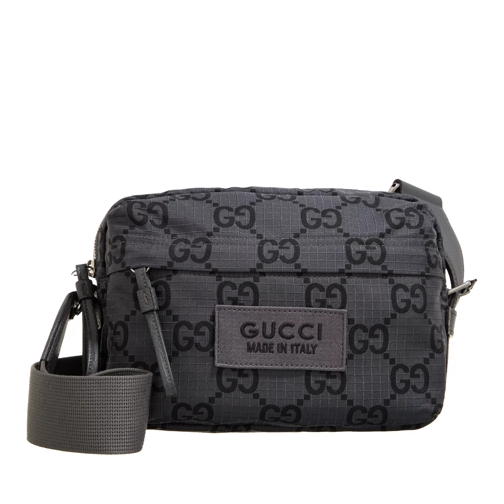 Gucci Medium GG Ripstop Crossbody Bag Grey Crossbody Bag