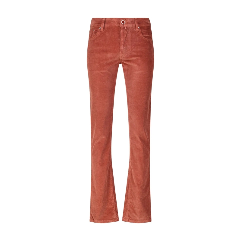 Jacob Cohen Jeans Slim-Fit Cordhose Bard Rot