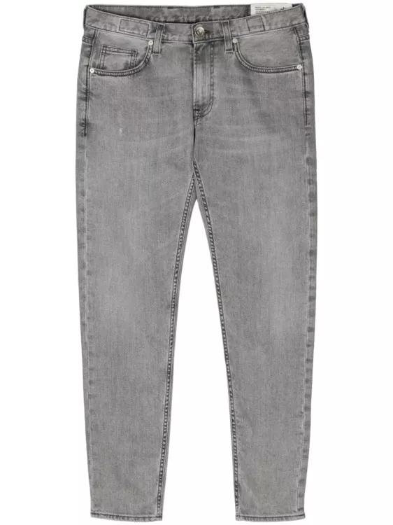Thumbnail - Eleventy - Low-Rise Skinny Jeans - Größe 32 - grau