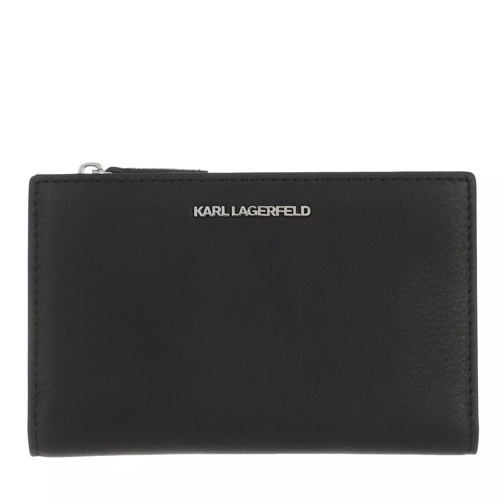 Karl Lagerfeld Ikon Folded Card Case Black Kaartenhouder