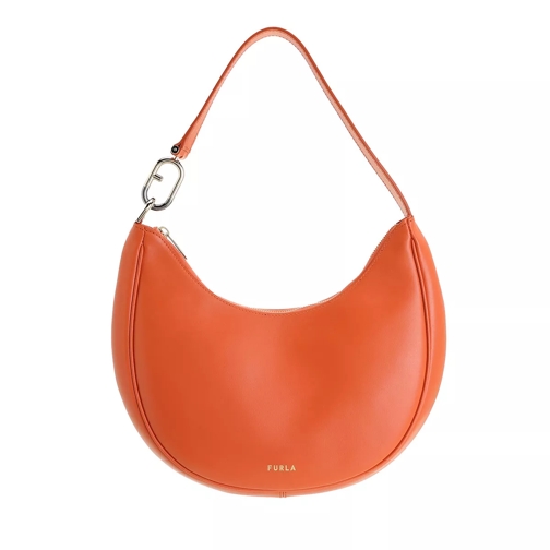 Furla Primavera M Shoulder Bag Tangerine Hobo Bag