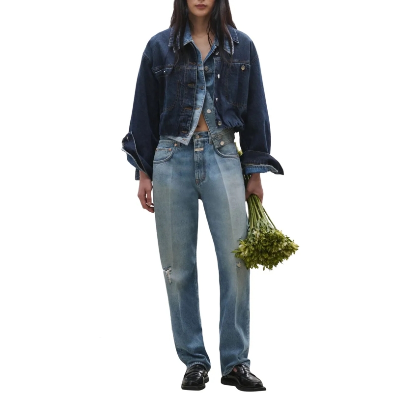 Closed Jeans mit geradem Bein Closed Jonta Jeans Blauw C22700-18r-5t blau(Image 5)
