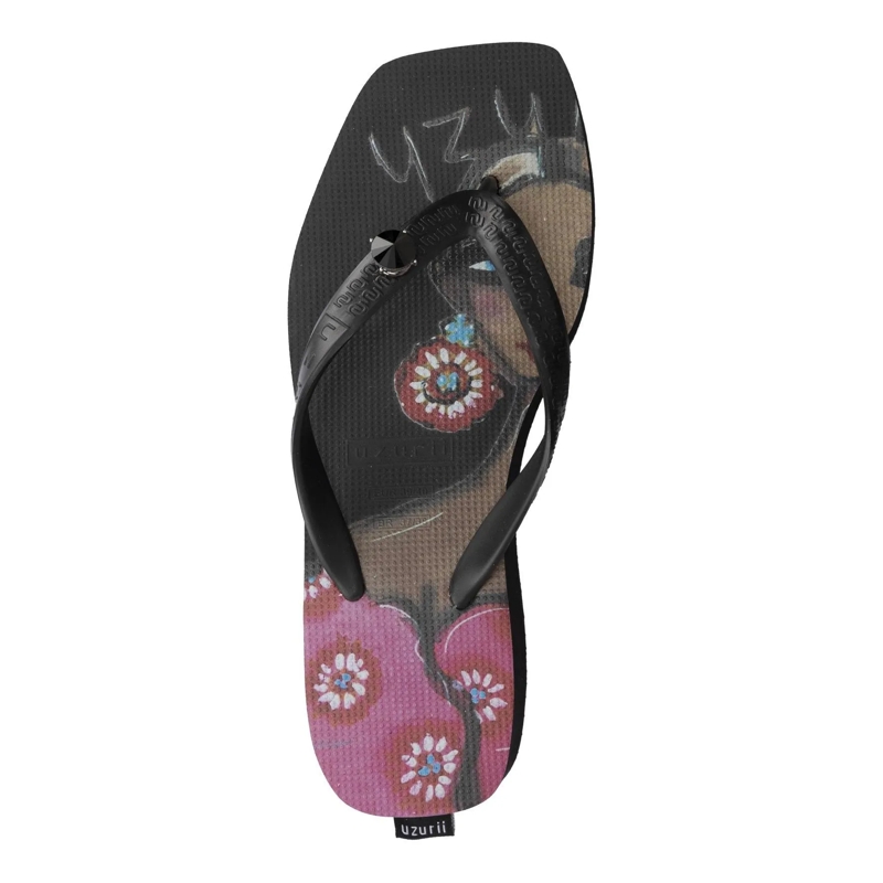 UZURII Flip Flops Pantoffeln Pantoffel Fozzie Bear schwarz(Image 3)