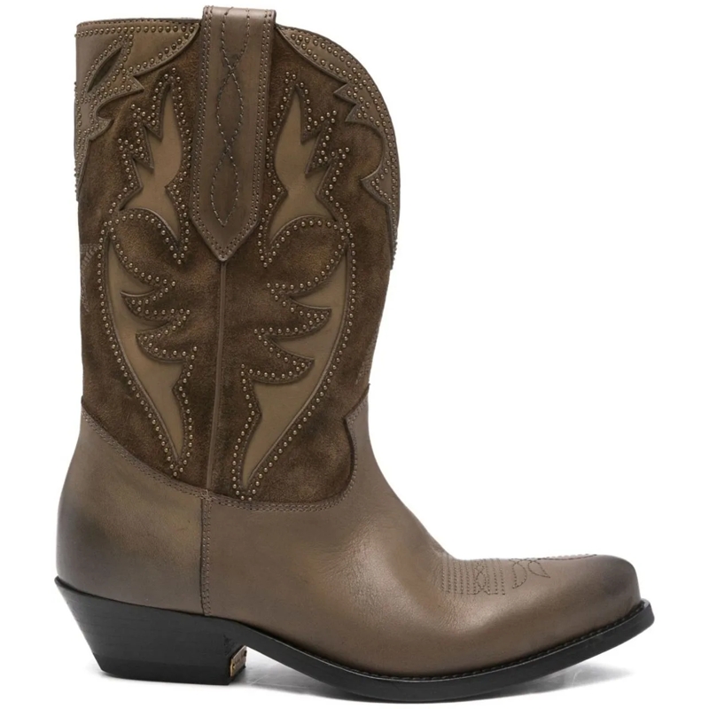 Golden Goose Stiefel Boots Kaki braun