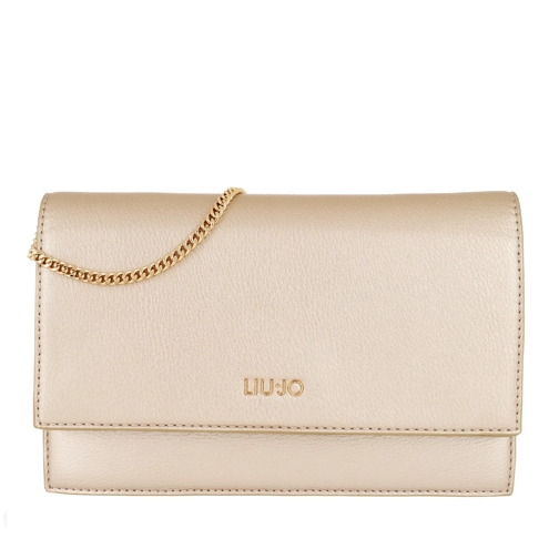 LIU JO Small Handbag Light Gold Crossbody Bag