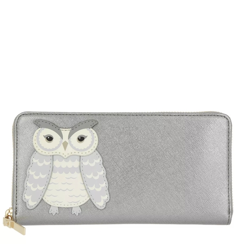 Kate Spade New York Owl Applique Lacey Wallet Multicolour Portemonnaie mit Zip-Around-Reißverschluss