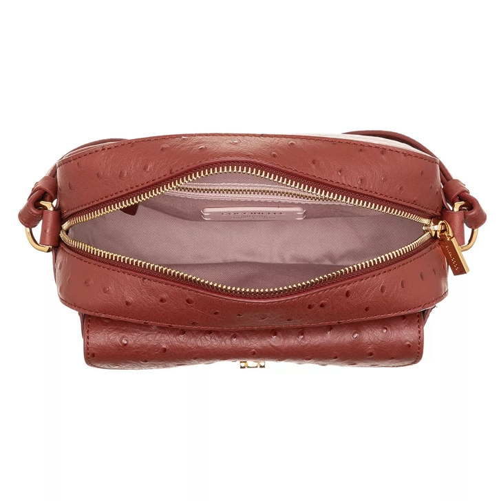 Coccinelle ostrich-effect Leather Crossbody Bag - Farfetch