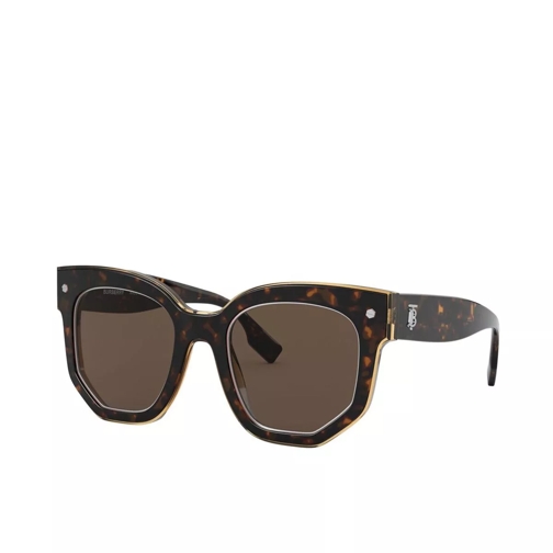 Burberry Women Sunglasses Classic Reloaded 0BE4307 Top Havana On Transparent Brown Zonnebril