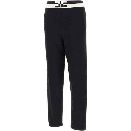 Elisabetta Franchi Broeken Trousers Black schwarz