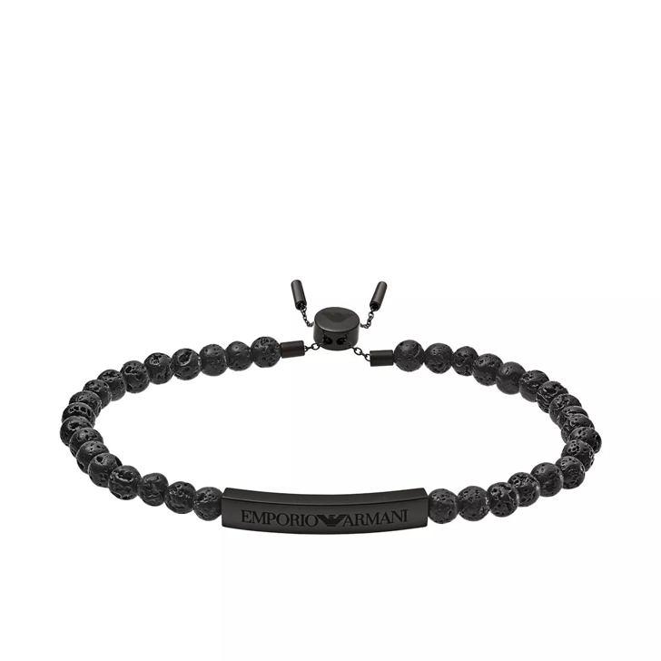 Emporio Armani Heritage | Black Armband Bracelet