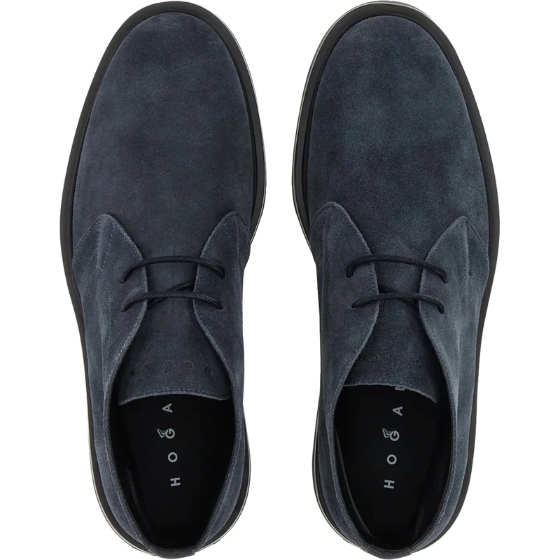 Hogan Bottes Flat Shoes Blu Notte dunkelblau(Image 3)