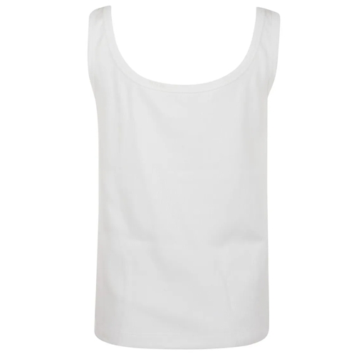 Marni Chemisiers Handcrafted Cotton Tank Top With Embroidery White (Image 2)