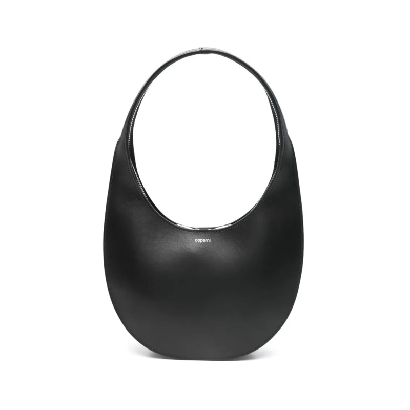 Coperni Crossbody Bag Black Handbag With Top Zip Closure Black