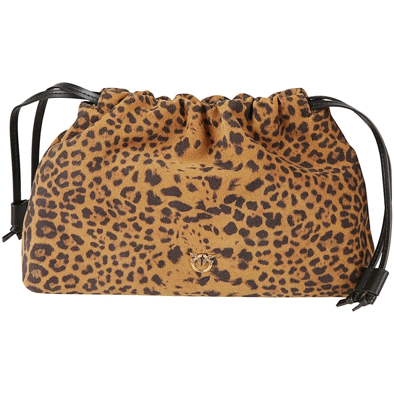 Pinko Fourre-tout Mini Clutch Bag Brown braun