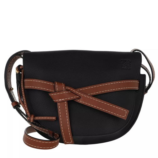 Loewe Gate Bag Small Black/Pecan Crossbody Bag