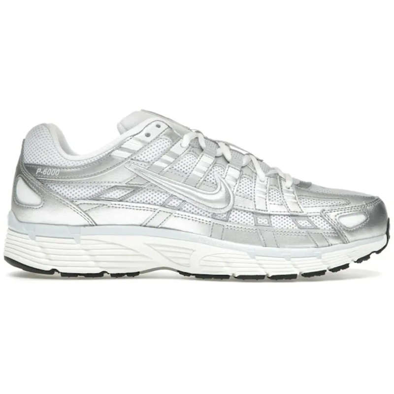 Nike Low-Top-Sneaker Nike P-6000 White Blue Tint Sail Metallic Silver ( weiß