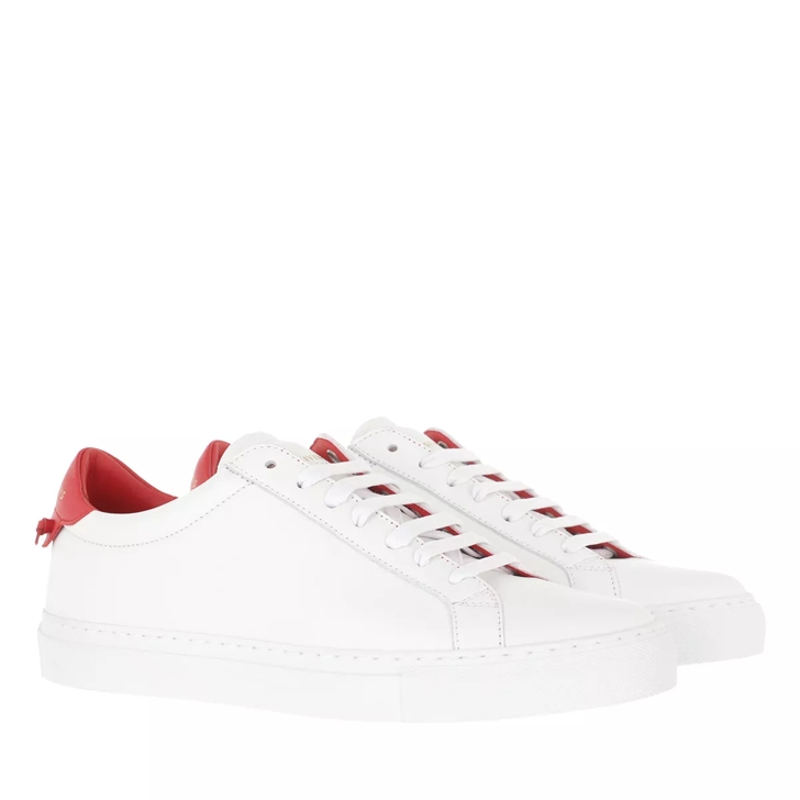 Givenchy Urban Street Sneaker Leather White Red Low Top Sneaker