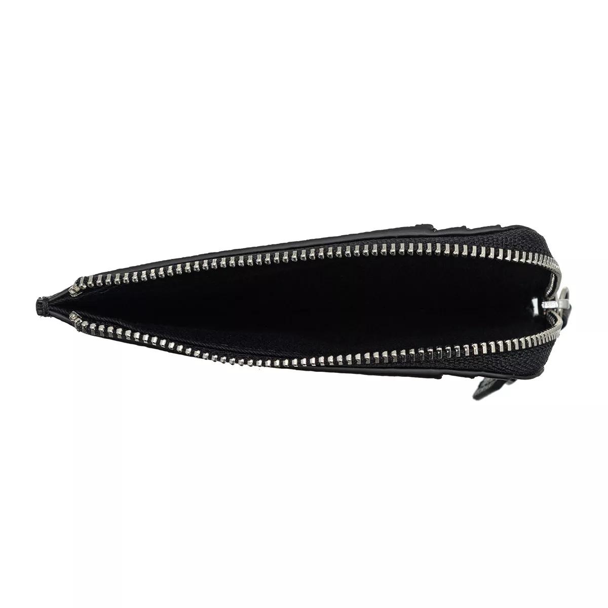 Vivienne Westwood Grain Leather Card Holder With Zip Black | Card Case