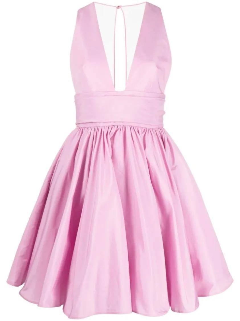 Pinko - Dress With Ruffles - Größe 42 - pink