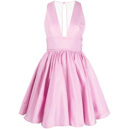 Pinko Dress With Ruffles Pink Mini-Kleider