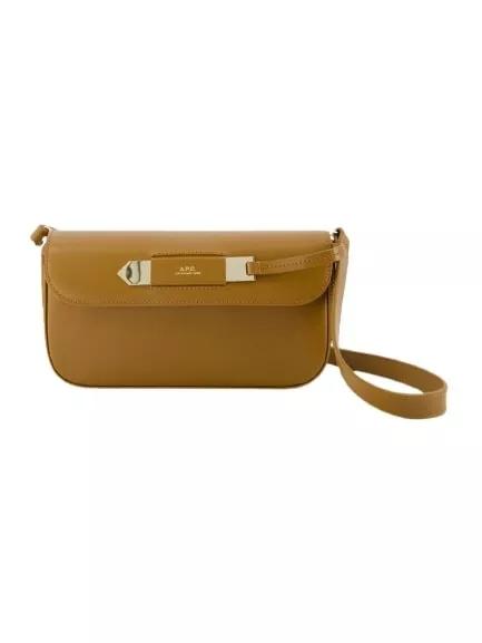 A.P.C. Shopper - Charlotte Hobo Bag - Leather - Brown - Gr. unisize - in Braun - für Damen