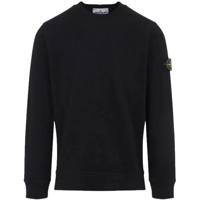 Stone Island  sweater badge black schwarz