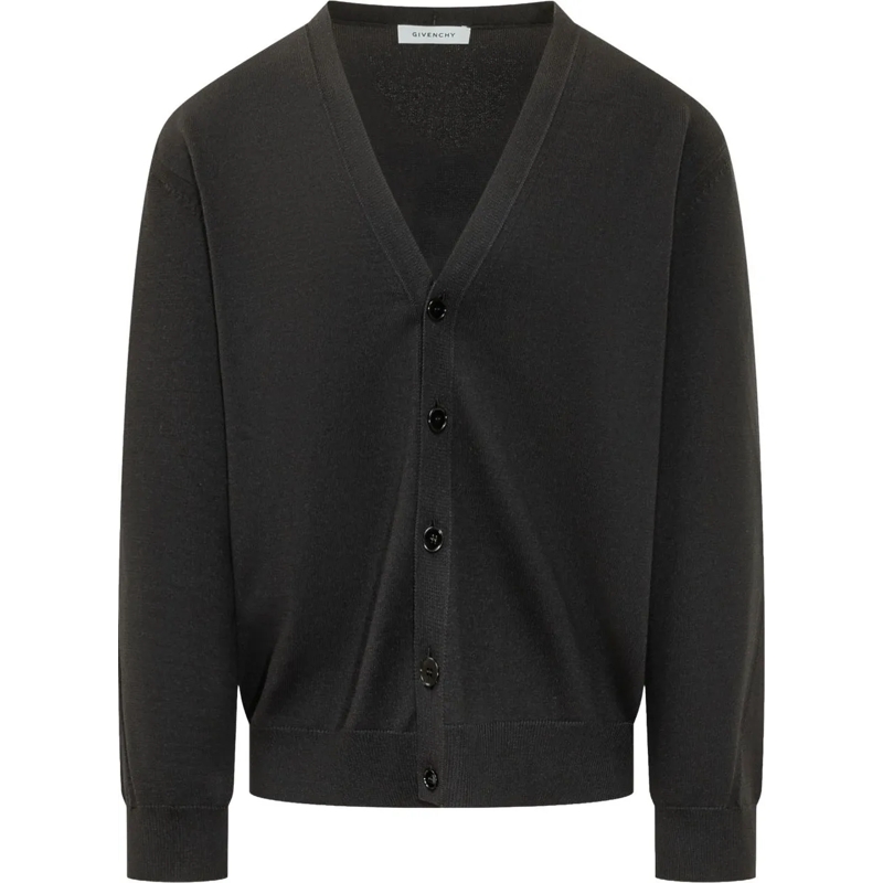 Givenchy Pull Cardigan con Scollo a V schwarz