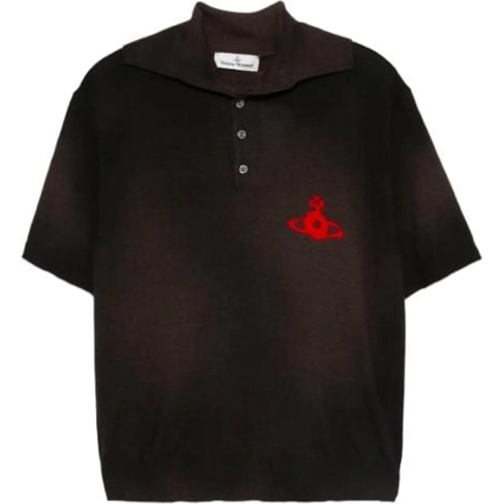 Vivienne Westwood Pull Sean Polo Brown schwarz