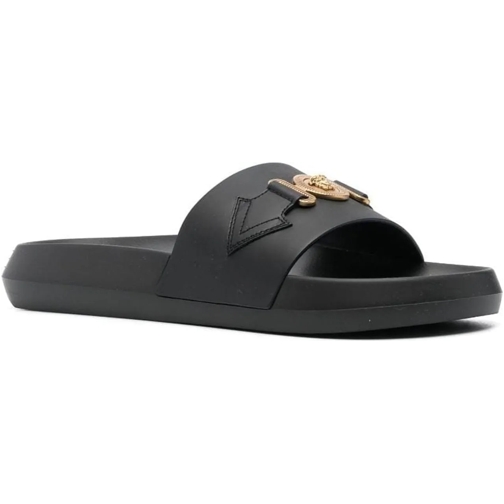 Versace Slide Sandals Black schwarz