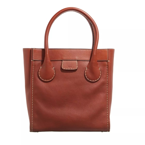 Chloé Edith Tote Bag Leather Sepia Brown Tote