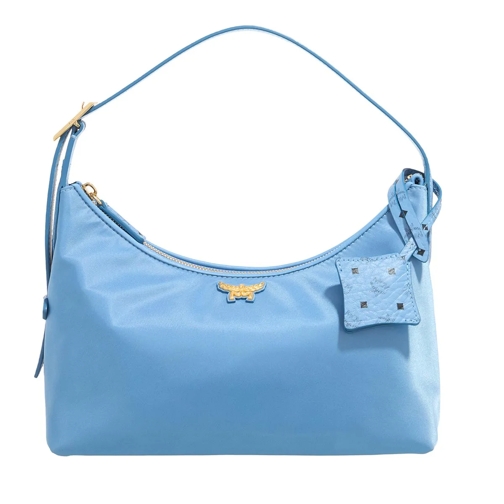 MCM Schultertasche Aren Fbr Hobo Sml E4 Blue Heaven