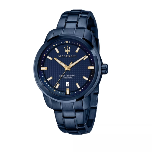 Maserati Blue Edition 3h Dial Blue Multifunction Watch