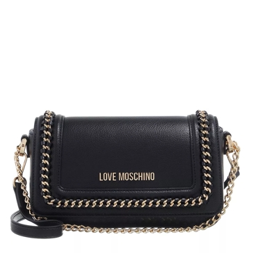 Love moschino chain discount crossbody bag nero