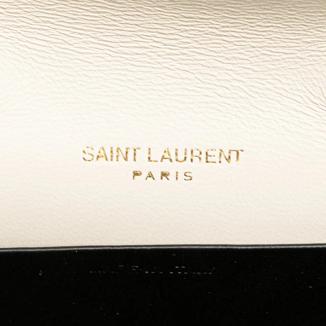 Thumbnail - Saint Laurent Hobo Bags - Micro Quilted Lambskin Monogram Gaby Crossbody - Gr. unisize - in Weiß - für Damen