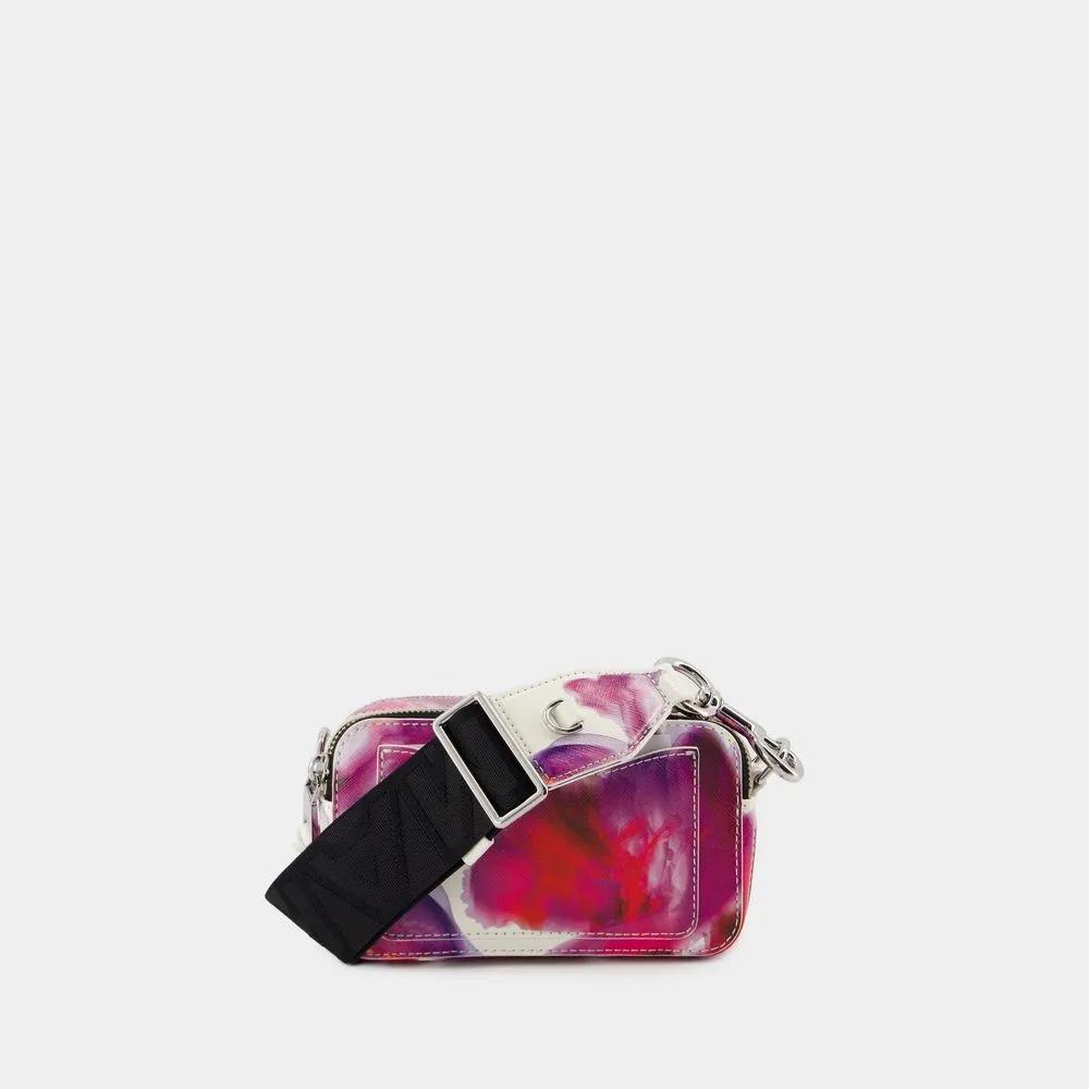 Marc Jacobs Witte Leren Crossbody Tas met Afneembare Band Multicolor Dames