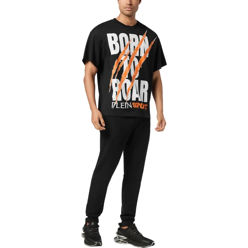 Plein Sport T-Shirt T-Shirt Rundhalsausschnitt Ss Scratch schwarz(Image 4)