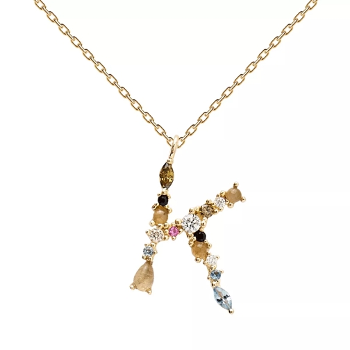 PDPAOLA K Necklace Yellow Gold Medium Necklace