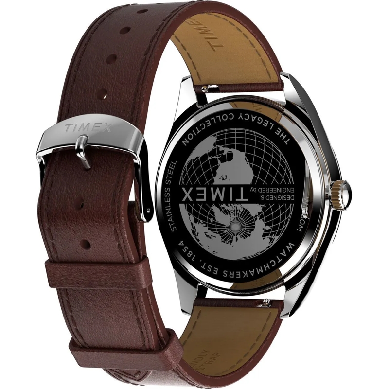 Timex Automatikuhr Quarz-Analoguhr Timex Legacy braun(Image 4)