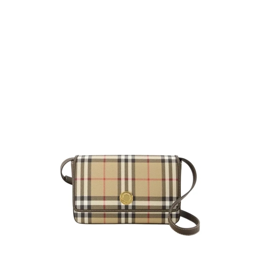 Burberry Schultertasche Hampshire Crossbody - Synthetic Leather - Beige Brown