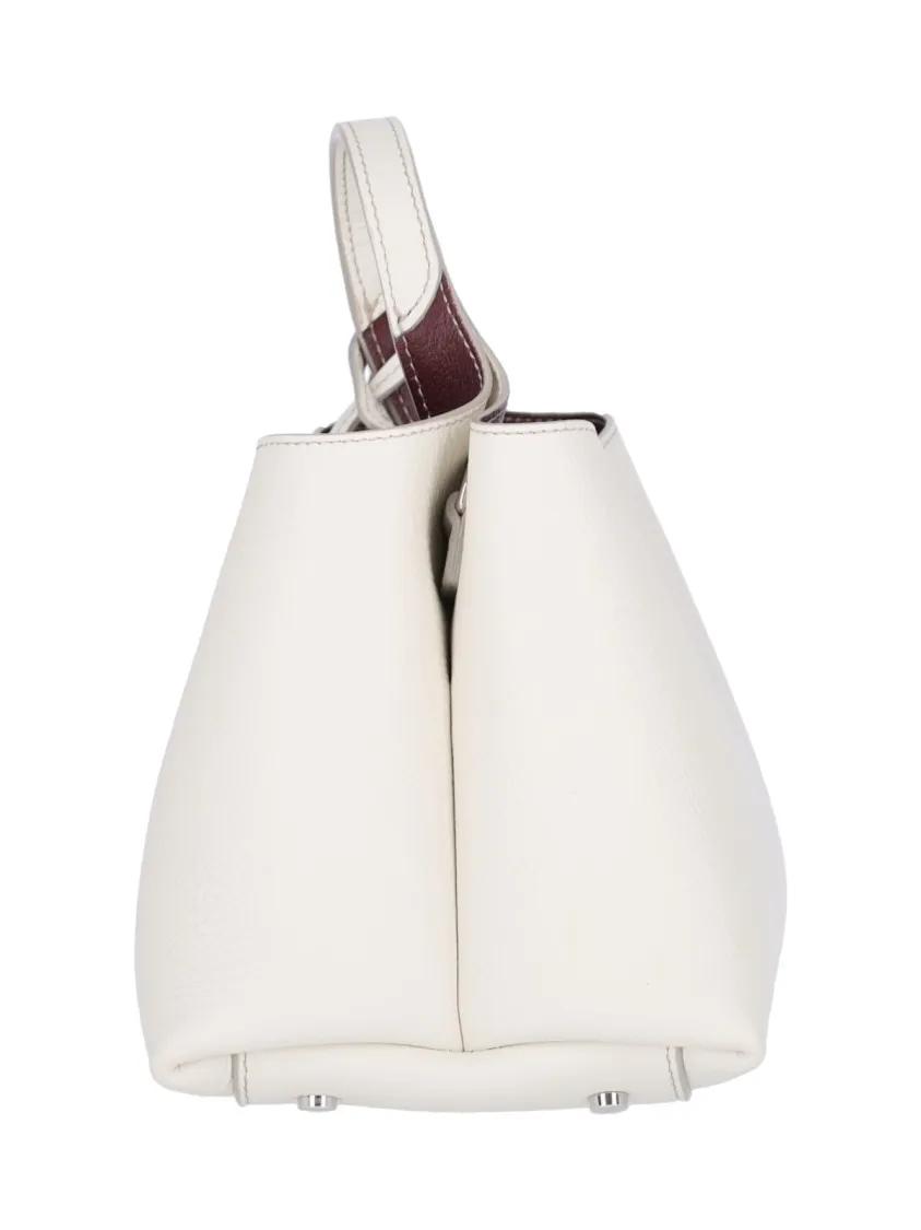 Thumbnail - Tod's Hobo Bags - Micro Logo Bag – White - Gr. unisize - in Weiß - für Damen