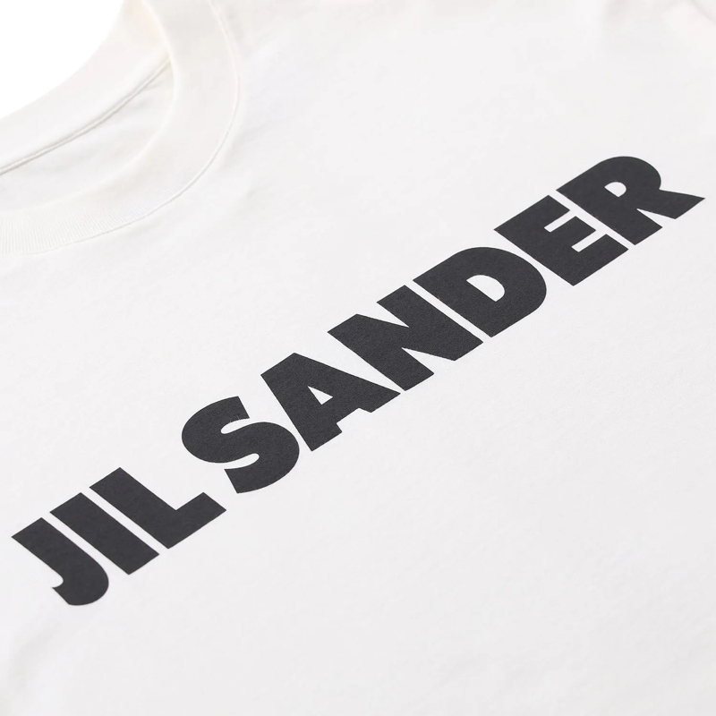 Jil Sander T-shirt White Cotton Crew Neck T-Shirt White(Image 7)