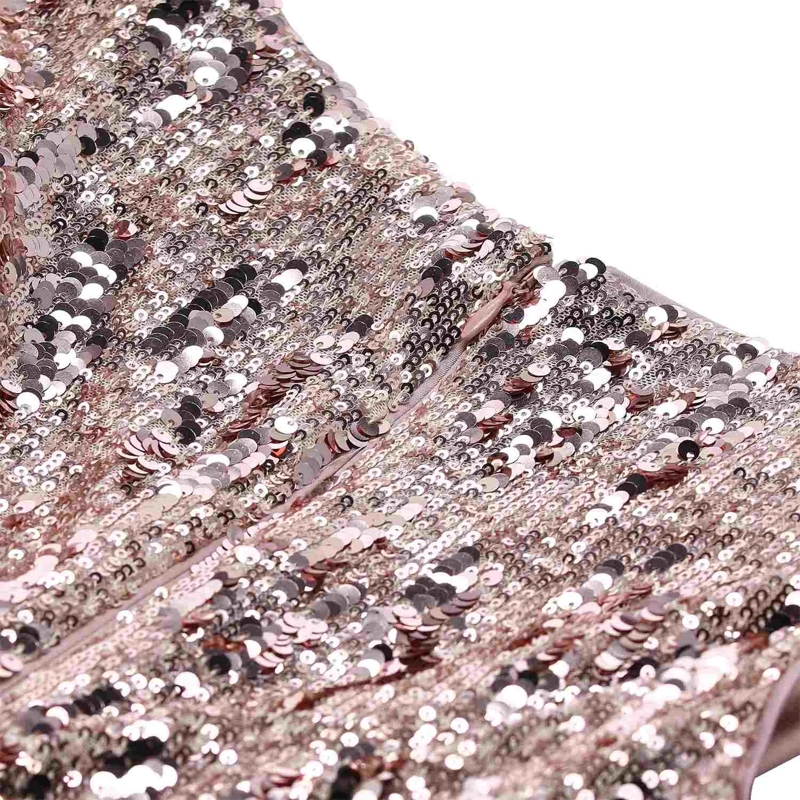 Talbot Runhof Maxikleid Abendkleid mit Pailletten pink(Image 4)