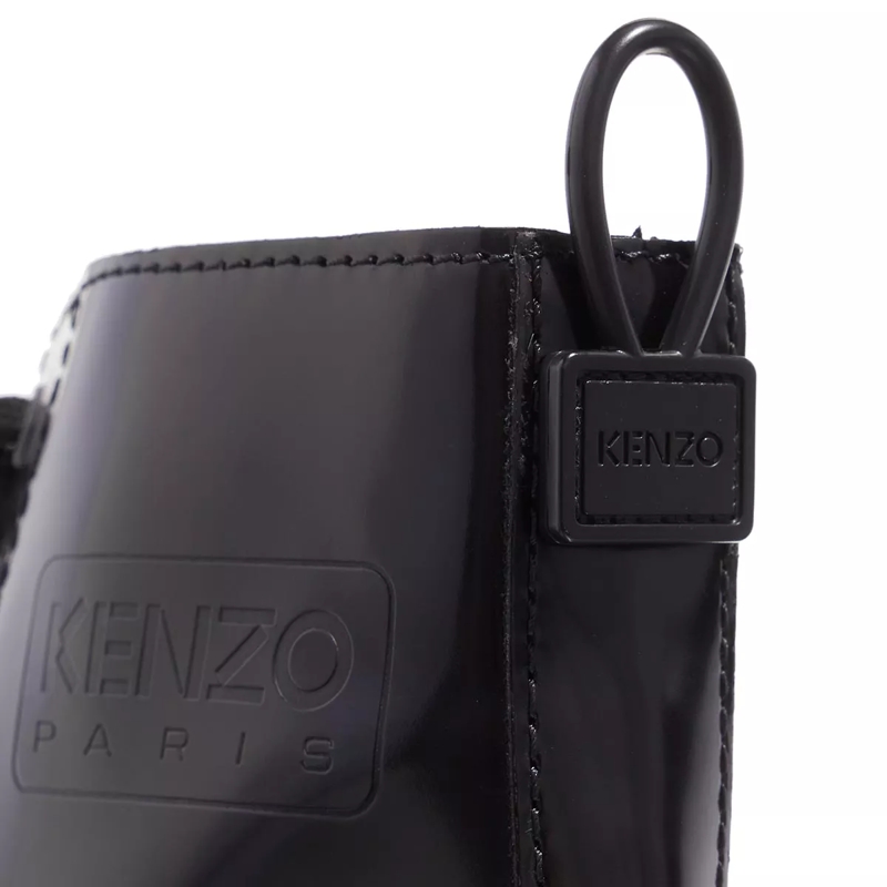 Kenzo Schnürstiefel Kenzosmile Lace-Up Boots Black(Image 4)