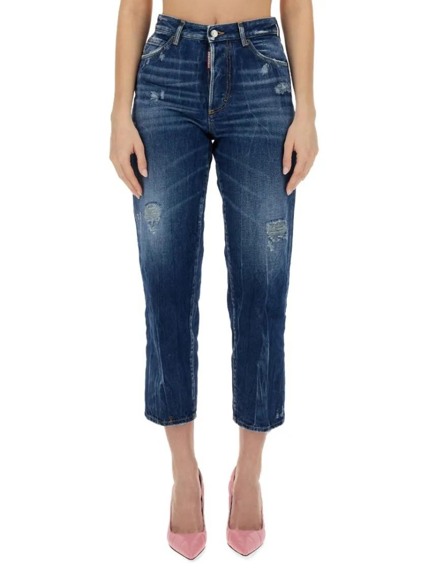Thumbnail - Dsquared2 - Boston Jeans - Größe 38 - blau