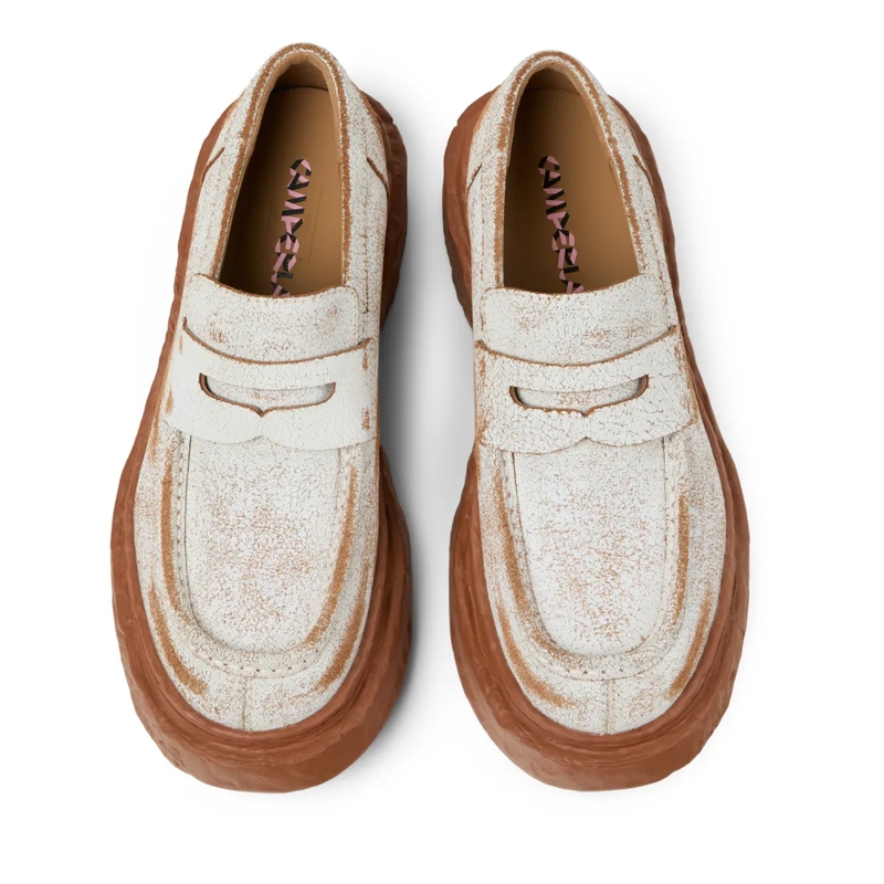 Camperlab Schnürschuhe Mokassins Vamonos weiss(Image 4)