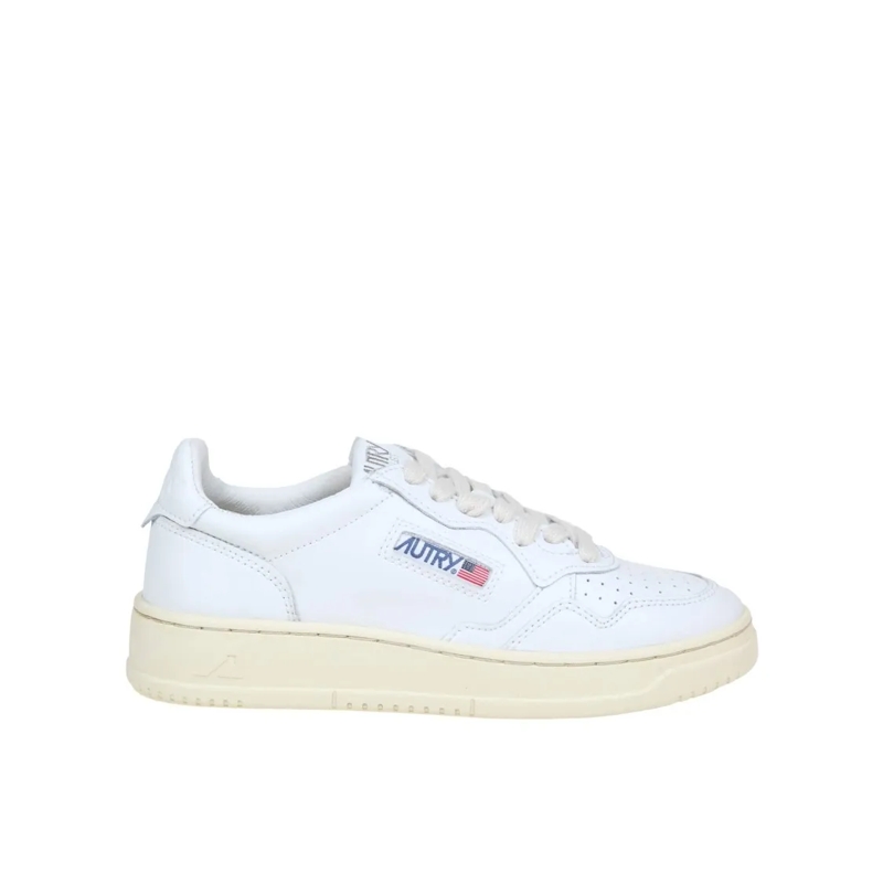 Autry International Lage-top sneaker White Leather Sneakers White